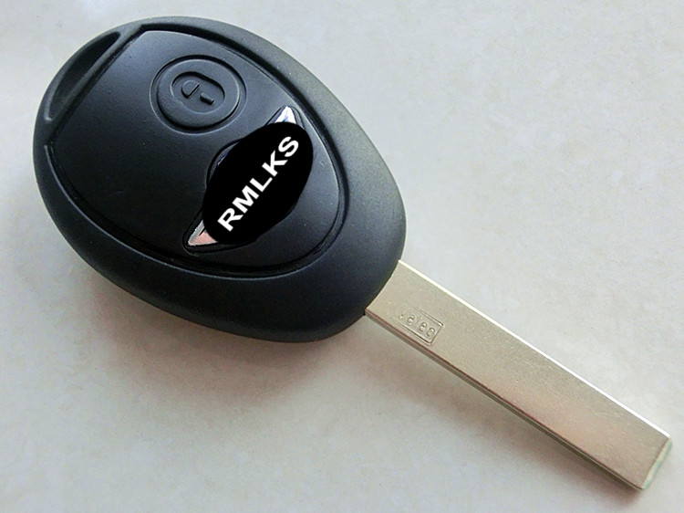 RMLKS Неисечени Сечилото 2 Копче на Далечинскиот Автомобил Копче Случај Школка Фоб Копче со Покритие Одговара За Мини Купер R50 R53