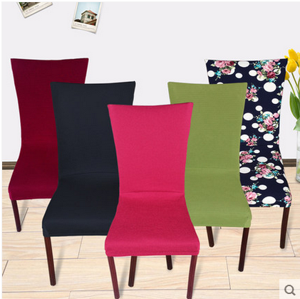 22 стилови Еластична канцеларија стол покрие краток јадење стол седиште покрие повеќе боја полиестер housse де кочии
