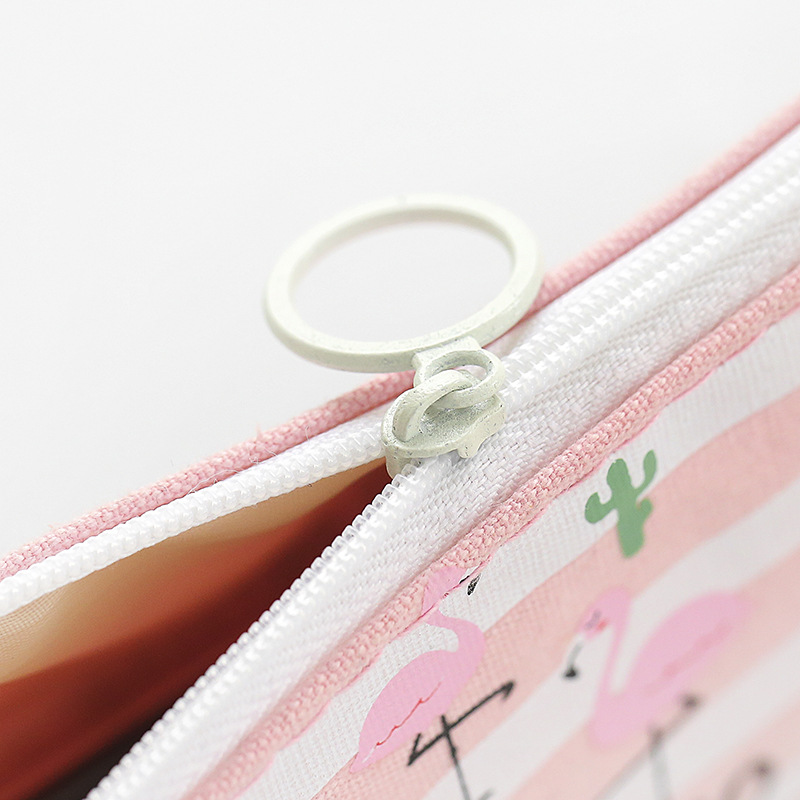 Kawaii креативни фламинго кактус Платно Молив Случај симпатична девојка торба голема пенкало кутија корејски kawai училиште