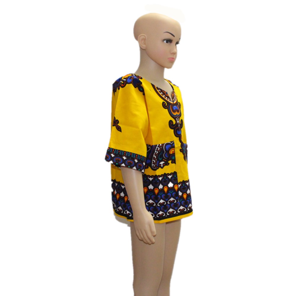 Г-дин Hunkle 2017 Деца е Новиот Дизајн на Традиционалните Африкански Облека Печатење Dashiki Фустан Големина XXS-XL