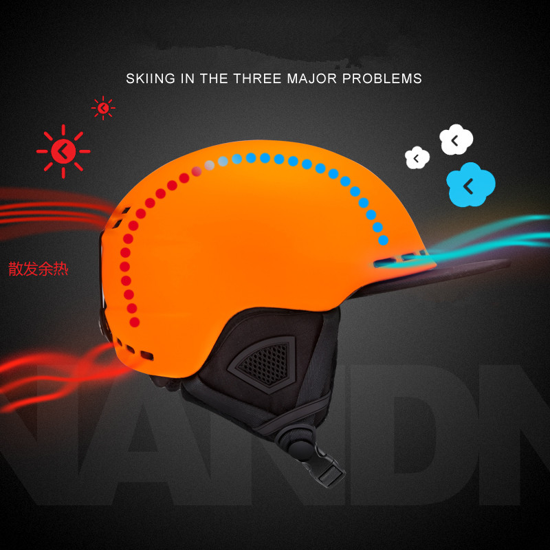 Nandn Ски Шлемови PC+EPS Ultralight Висок Квалитет на Аикидо Шлем Мажи Жени уметничко Лизгање Скејтборд Скијање Шлемови