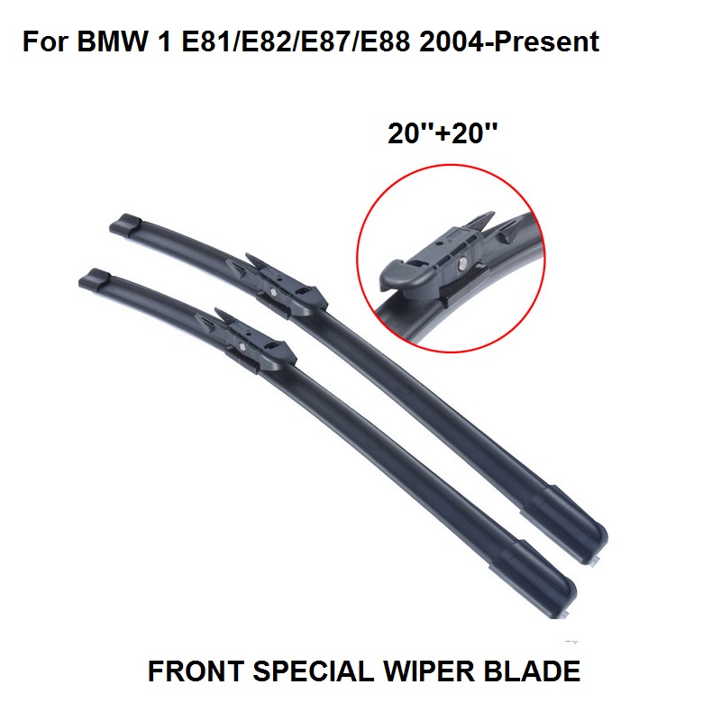 За BMW 1 E81/E82/E87/E88 2004-Тековно 20+20 Стакло Сечилото Додатоци За Авто Гума Шофершајбната Wiper