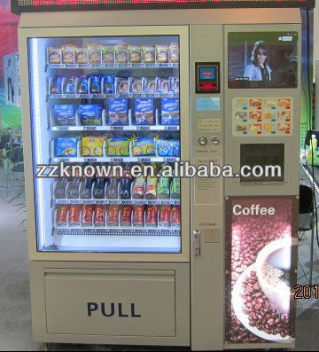 Закуски и Пијалаци Мини Комбо Вендинг Машина за кафе вендинг машина со монета со сметка акцептор