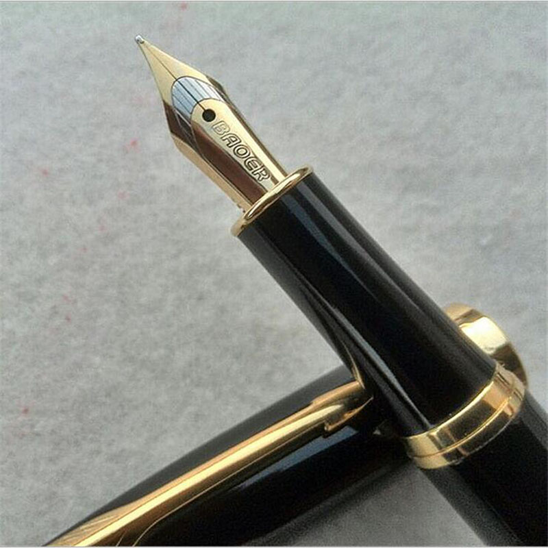 Метал Црното Злато Клип Евтини Стрелка Совет Мастило Подарок Pen Пенкало Office Бизнис Пенкало 0.5 mm