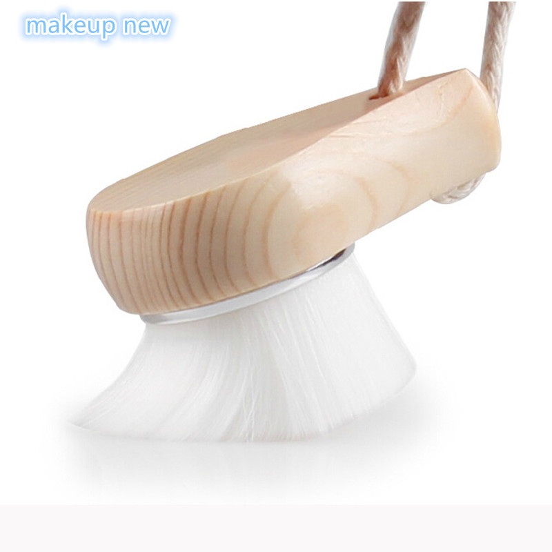 1pcs Професионални Лицето за Перење Чистење чистење исчистете со четка шминка четка поставена дрвена рачка четка запирка