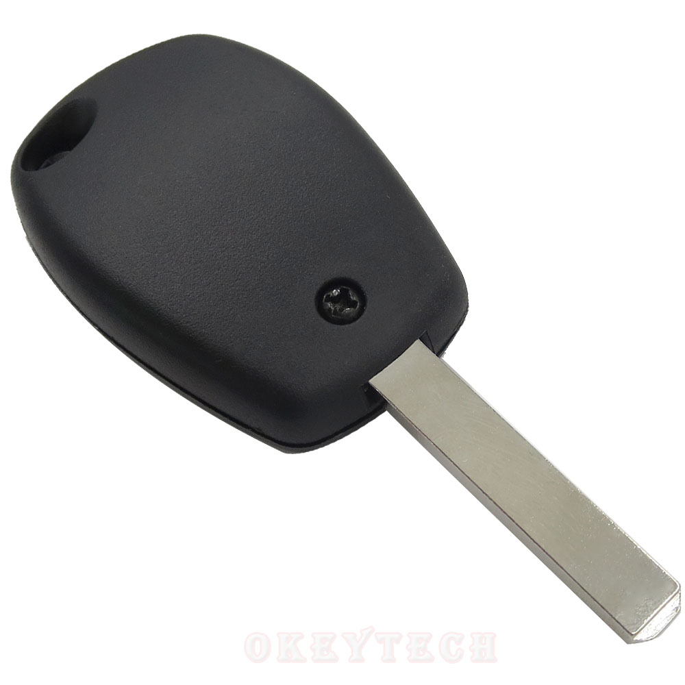 OkeyTech Нови Неисечени 2 Копчето Замена Автомобил Далечинскиот Клуч Школка Случај Фоб За Рено Duster Модус Clio 3 Twingo