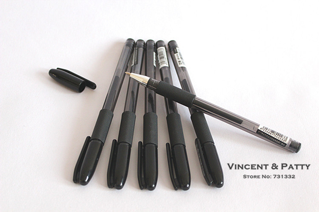 20 парчиња/Многу Црно мастило Гел пенкало трговија на Големо 0.5 mm Висок квалитет најголемиот Дел знак пенкало caneta