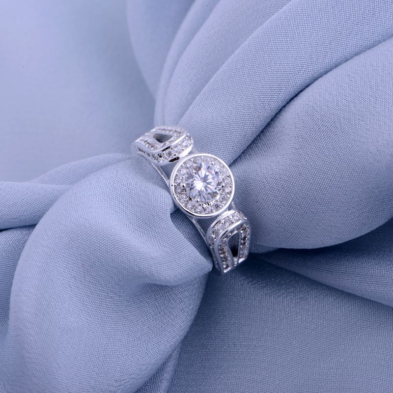 Трговија на големо позлатен сребрен прстен, сребрени мода накит, заоблени доброто сјајна /hetapwaa gsgapjna LQ-R176