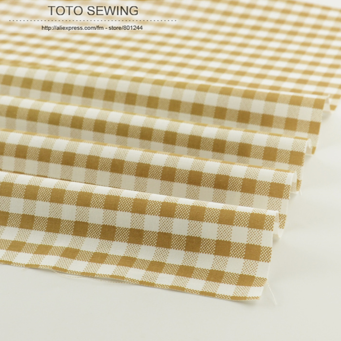 2015 година нови традиционалните кафена и бела plaid 50cmx160cm/парче tela за постелнина облека tilda quliting комбинација tecidos