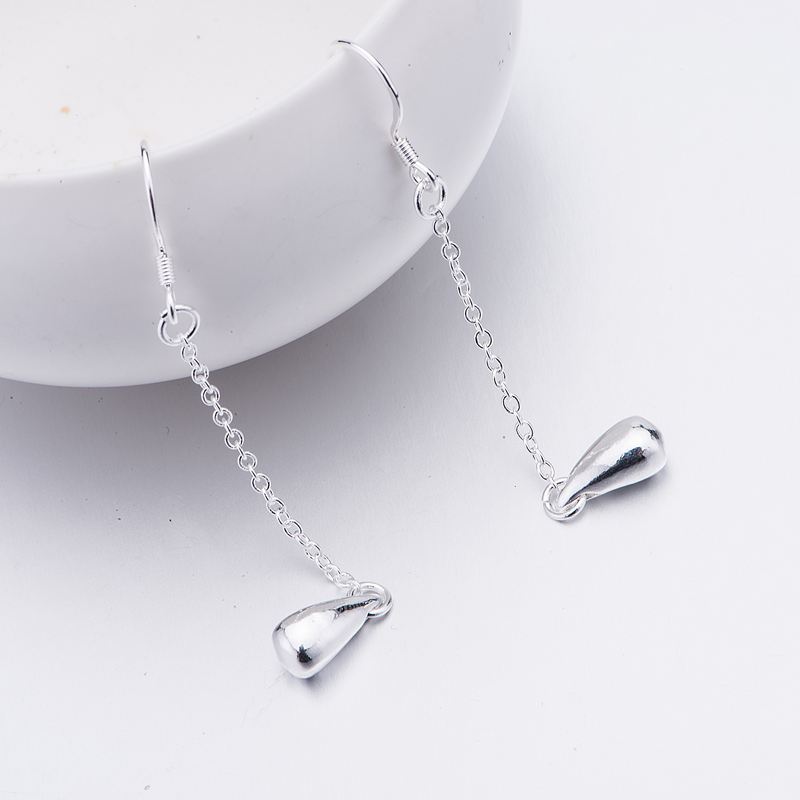 сребро [позлатен обетки ,сребро мода накит , waterdrop сјајна синџир /ijqaraxa hxdaqoka LQ-E116