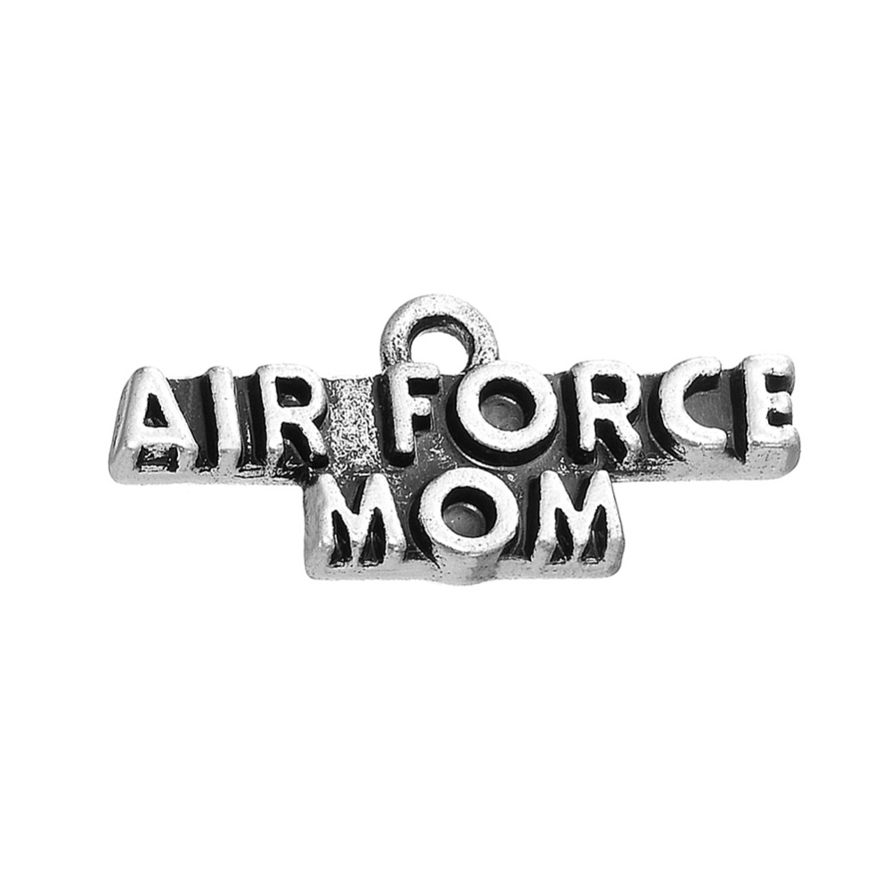 мојата форма 40Pcs Рачно изработени Збор воздухопловната Мајка Шарм Додатоци Шарм Накит