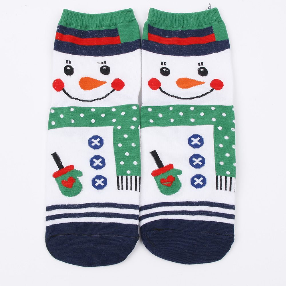 Моден Зимски Чорапи Подарок Топло Мека Памучна Sock Симпатична Дедо Мраз Елени Божиќ Подароци Чорапи