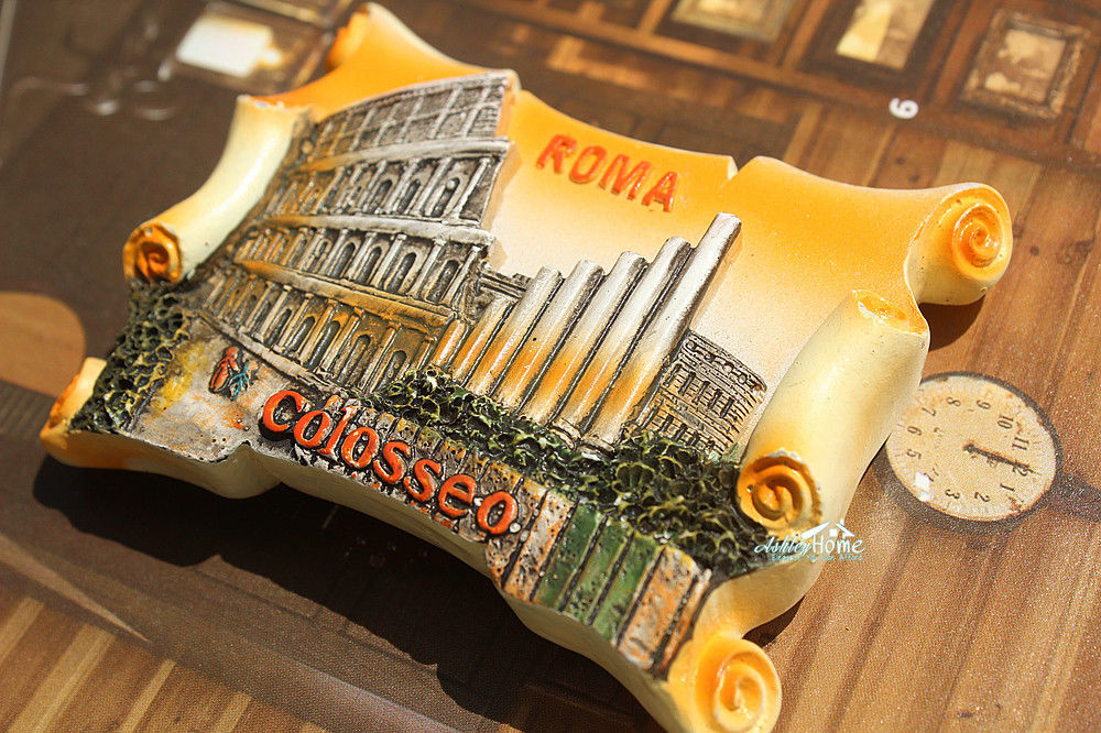 Италија Рома Colosseo Туристички Патувања Сувенири 3D Смола Декоративни Фрижидер Магнет Занает ПОДАРОК ИДЕЈА
