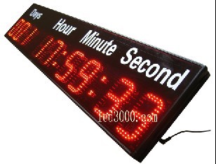 голема големина 6inch висина карактер црвена боја деновите,часовите,минутите и секундите за одбројување LED часовник