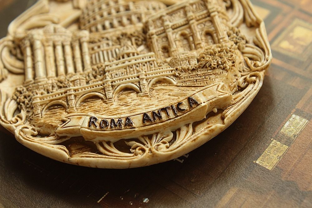 Италија Рома Antica Туристички Патувања Сувенири 3D Смола Фрижидер Магнет Занает ПОДАРОК ИДЕЈА