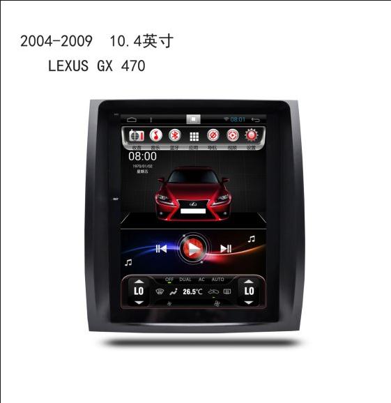 ChoGath(TM) 10.4 Инчен Android 6.1 GPS Навигација за Lexus GX470 2004-2009