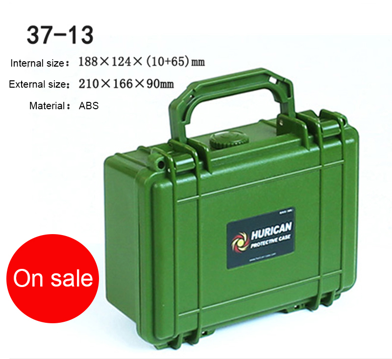 210x166x90mm ABS Алатка случај лента со алатки отпорност запечатени водоотпорен безбедност случај опрема камера случајот
