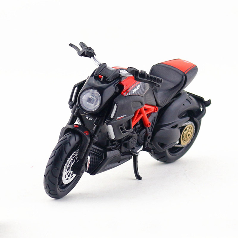 Maisto Ducati Мотоцикл Играчка, 1:18 Diecast Метал & ABS Мотор, Емулација Diavel Јаглерод Модел, Играчки За Деца, Brinquedos