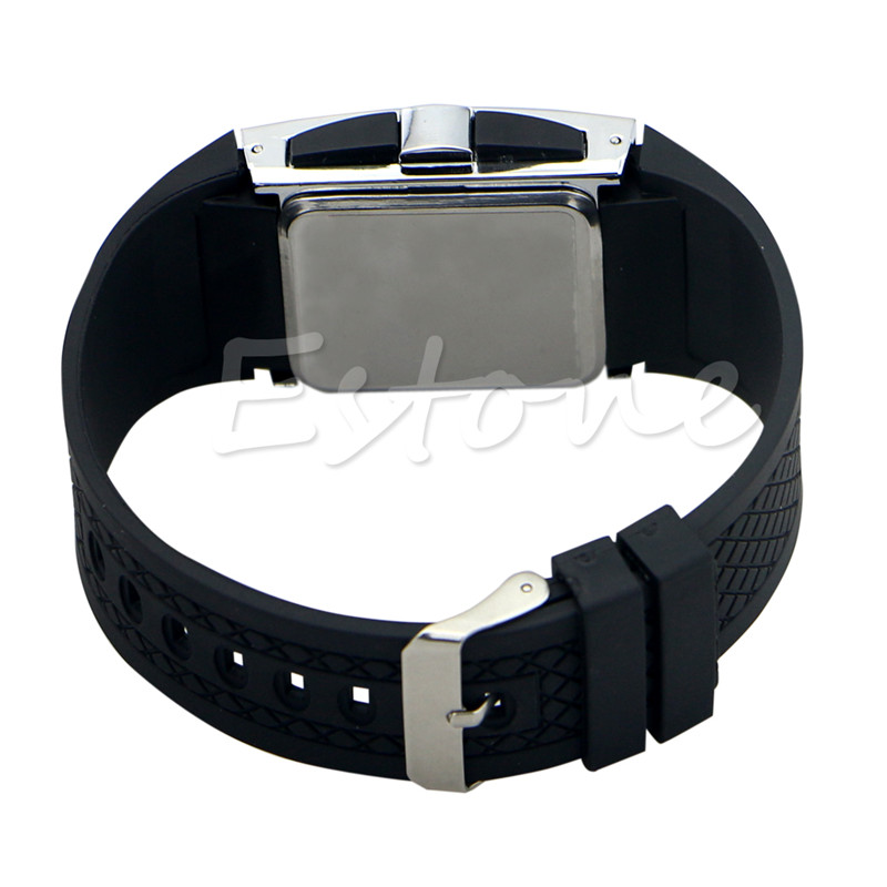 LED Види Унисекс Водоотпорен Спортски рачни часовници Чисто Силиконски Дигитални Пол Мажи Жени Електронски Часовници