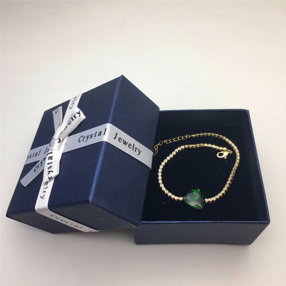 2017 Нова година Bijoux Божиќ накит за подарок кутија со уникатни Геометриски нараквица со кристали од Сваровски за жени