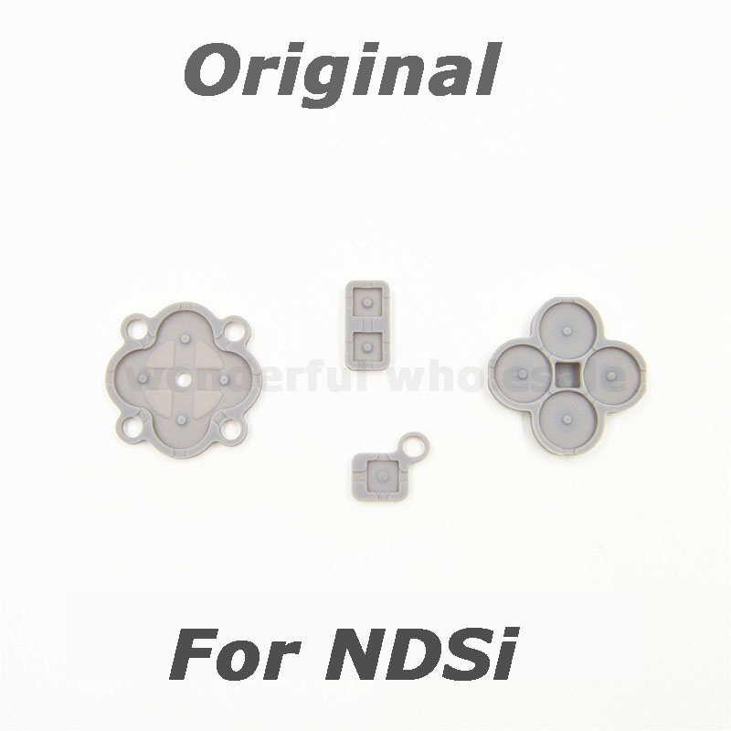 10sets OEM/Авторски За Nintendo Ds За NDSI Проводници Гума D Подлога Копчето Игра Конзола Поправка делови Замена