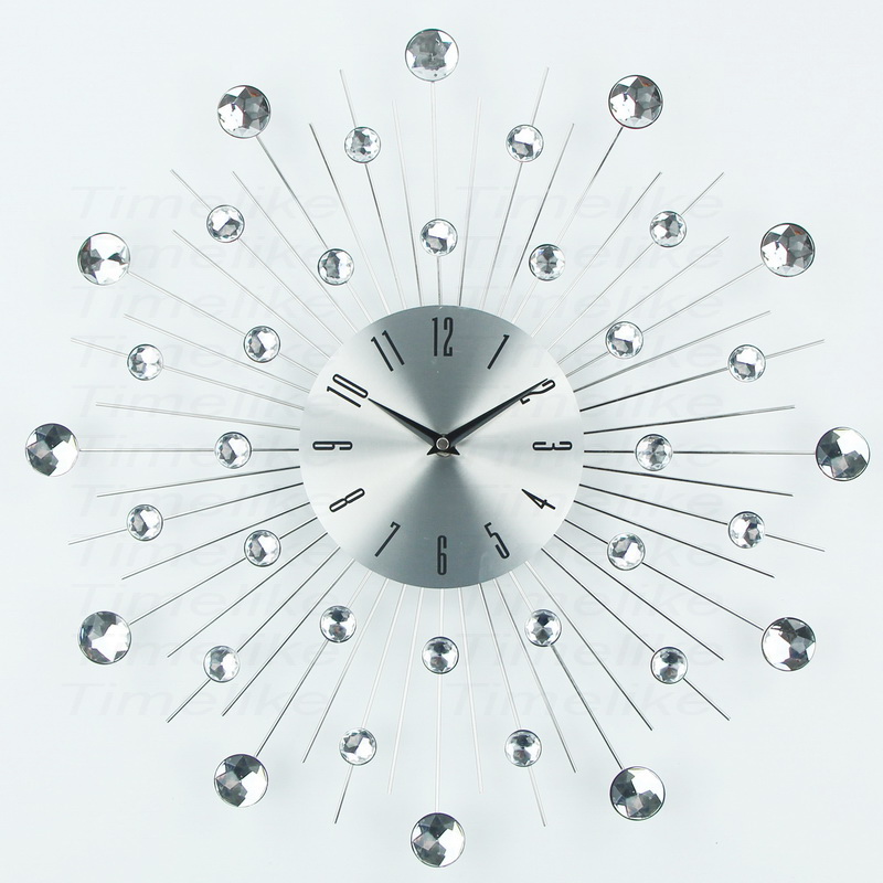 Луксузен Дизајн Големите Метални Уметност Ѕиден Часовник Duvar Saati Relogio Де Parede Часовник Morden Horloge murale